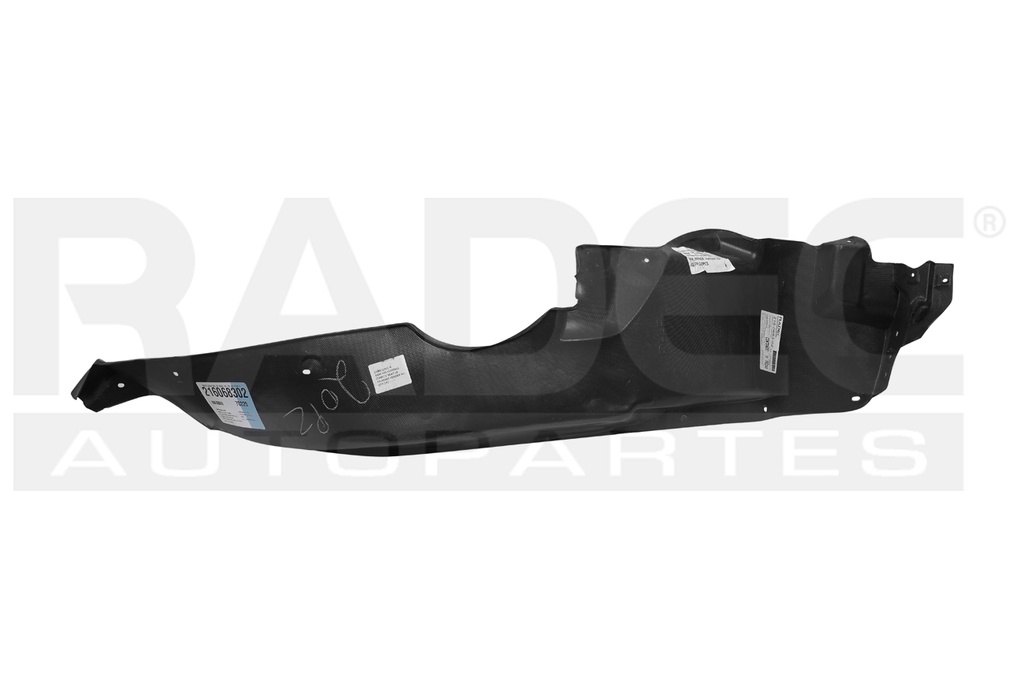 TOLVA SALPICADERA DELANTERA CV BEAT 18-21 LS/LT/LTZ L4 4 CILINDROS 1.2L 4/5 PUERTAS DER