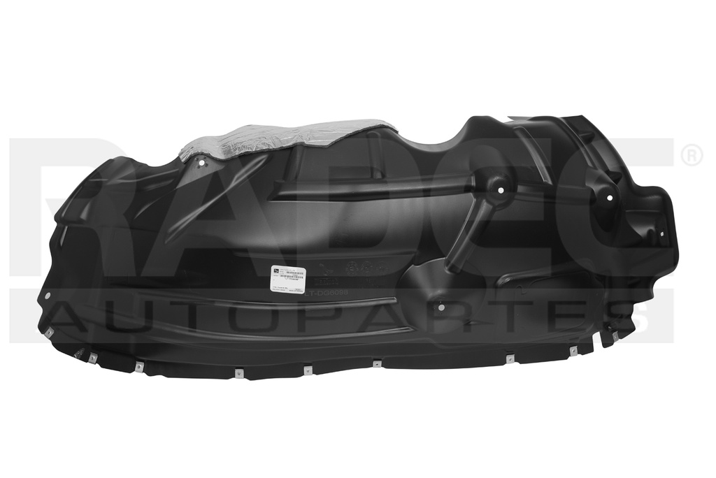 TOLVA SALPICADERA DELANTERA DG RAM 19-22 C/HOYO P/MOLDURA 1500/SPORT/LIMITED/LONGHORN/MILD HYBRID V8 8 CILINDROS 5.7L 4 PUERTAS DER