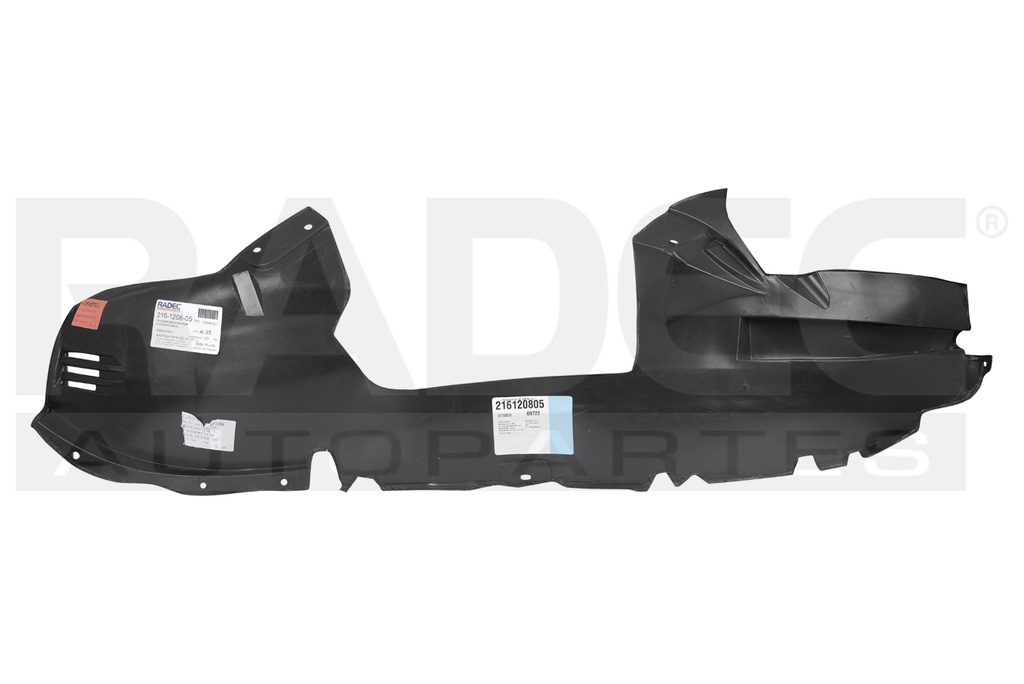 TOLVA SALPICADERA DELANTERA FD ECOSPORT 04-12 BASE L4 4 CILINDROS 2.0L 5 PUERTAS IZQ