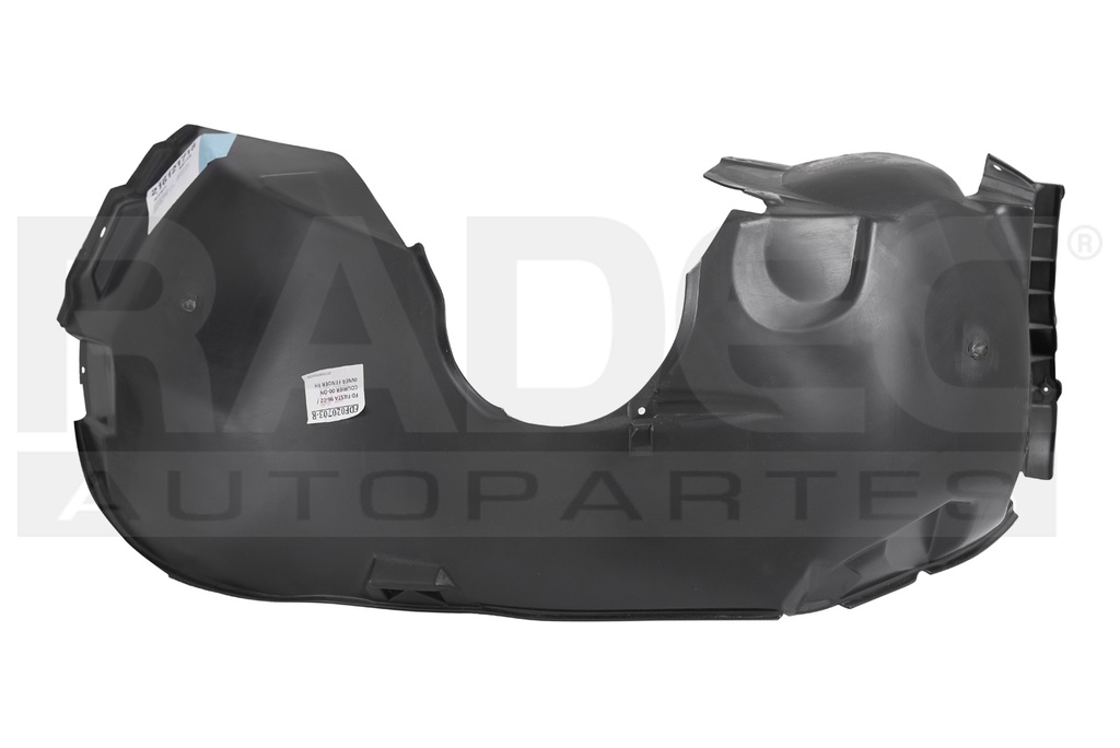 TOLVA SALPICADERA DELANTERA FD FIESTA 00-02 FIRST/TREND/AMBIENT/L/XL L4 4 CILINDROS 1.6L 4 PUERTAS DER