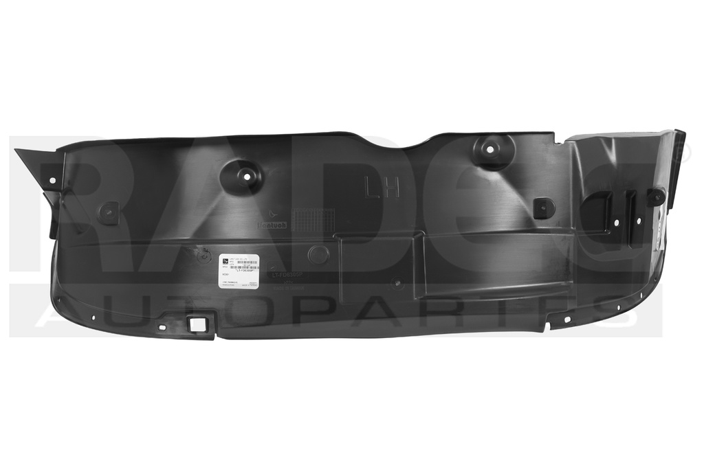 TOLVA SALPICADERA DELANTERA FD RANGER 18-21 XL/XLT L4 4 CILINDROS 2.5L 4 PUERTAS IZQ