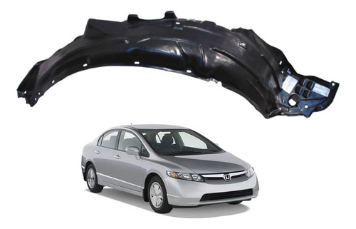 [216-1302-10] TOLVA SALPICADERA HD CIVIC 06-11 4 PUERTAS PLASTICO DER