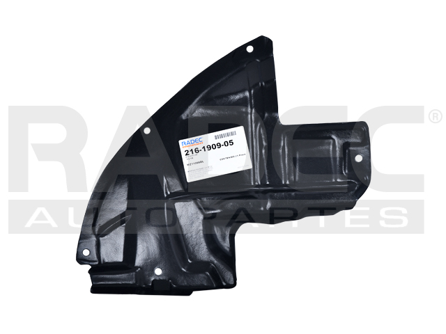 TOLVA SALPICADERA DELANTERA MZ CX9 10-15 (SECCION DELANTERA) IZQ