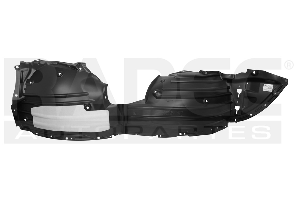 TOLVA SALPICADERA DELANTERA MZ CX9 16-23 I SPORT/I GRAND TOURING/SIGNATURE L4 4 CILINDROS 2.5L 5 PUERTAS DER