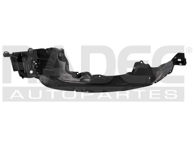 TOLVA SALPICADERA NS ALMERA 01-05 PLASTICO COMFORT/CONVENIENT L4 4 CILINDROS 1.8L 5 PUERTAS IZQ