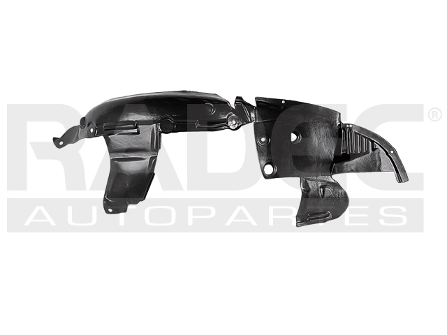 TOLVA SALPICADERA NS PLATINA 02-10/CLIO 02-09 PLASTICO IZQ