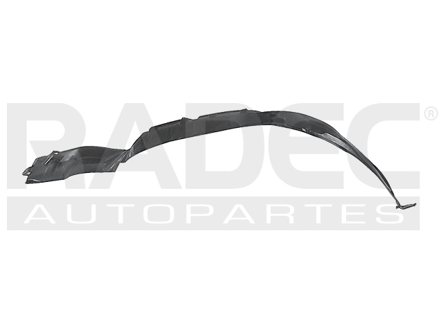 TOLVA SALPICADERA NS X-TERRA 00-04 PLASTICO SE/XE L4/V6 4/6 CILINDROS 2.4/3.3L 5 PUERTAS IZQ