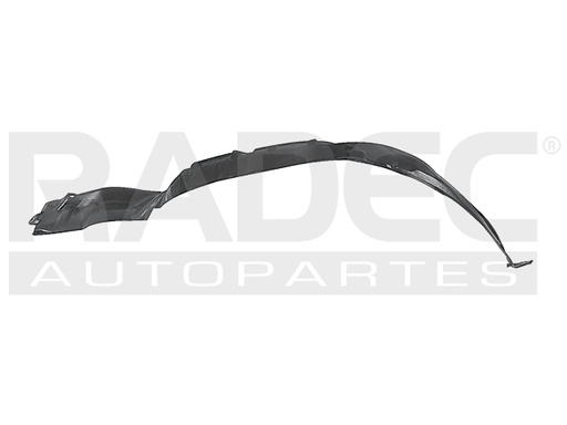 TOLVA SALPICADERA NS X-TERRA 00-04 PLASTICO SE/XE L4/V6 4/6 CILINDROS 2.4/3.3L 5 PUERTAS IZQ