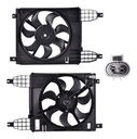 MOTOVENTILADOR CHEVROLET AVEO 08-18 L4 1.5, 1.6 LTS P/RAD C/AA SENCILLO COMPLETO 2 PINES TY