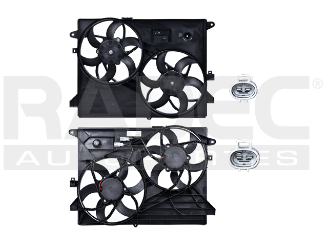 MOTOVENTILADOR CV CAPTIVA 08-15 V6 3.0, 3.6 LTS DOBLE COMPLETO 2 Y 2 PINES TW