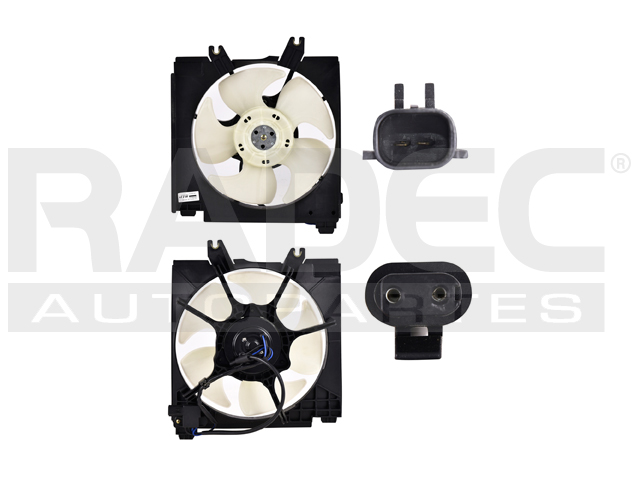 MOTOVENTILADOR DG NEON 95-99 L4 2.0 LTS AUT P/AA SENCILLO COMPLETO 2 PINES KS