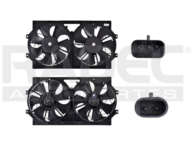 MOTOVENTILADOR DG STRATUS 95-00 L4 2.0, 2.4 LTS DOBLE COMPLETO 3 Y 2 PINES KS