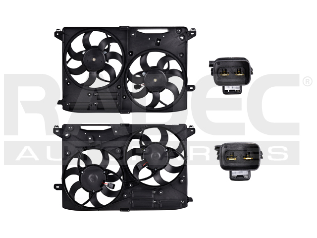 MOTOVENTILADOR FD FUSION 13-20 L4 2.0, 2.5 LTS DOBLE COMPLETO 2 Y 2 PINES TY