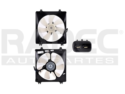 MOTOVENTILADOR HD ACCORD 08-12 V6 3.5 LTS P/AA SENCILLO COMPLETO 2 PINES TY