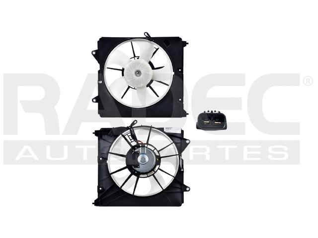 MOTOVENTILALOR HD FIT 15-20 L4 1.5 LTS P/RAD SENCILLO COMPLETO 2PINES TY