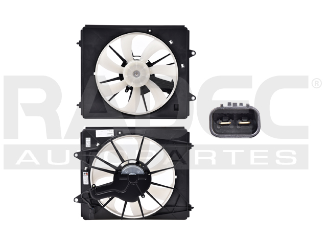 MOTOVENTILADOR HD ODYSSEY 11-17 V6 3.5 LTS P/AA SENCILLO COMPLETO 2 PINES TY