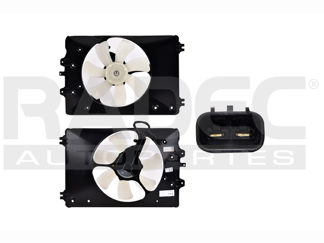 MOTOVENTILADOR HD PILOT 09-15 V6 3.5 LTS P/AA SENCILLO COMPLETO 2 PINES TY