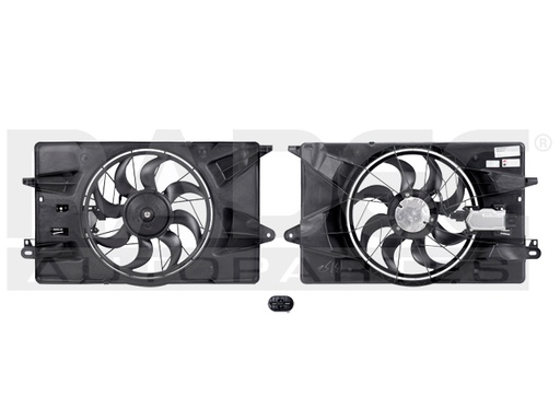 MOTOVENTILADOR JP CHEROKEE 14-20 L4 2.4/V6 3.6 LTS P/RAD SENCILLO COMPLETO 4 PINES TY