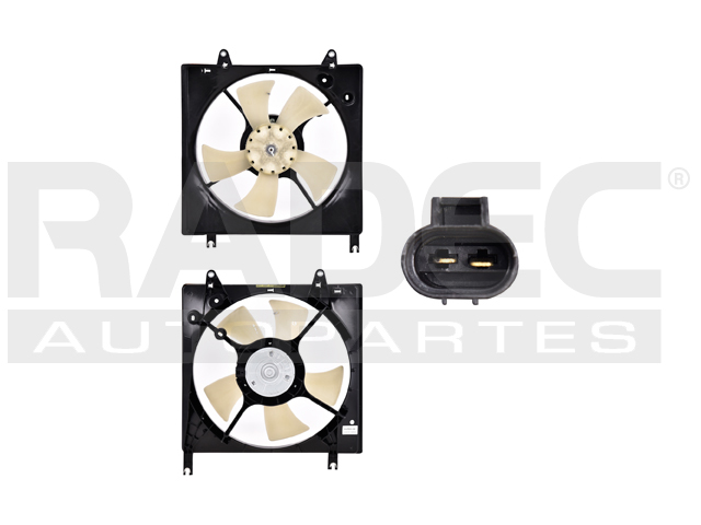 MOTOVENTILADOR MT GALANT 04-09 V6 3.8 LTS P/RAD SENCILLO COMPLETO 2 PINES TY