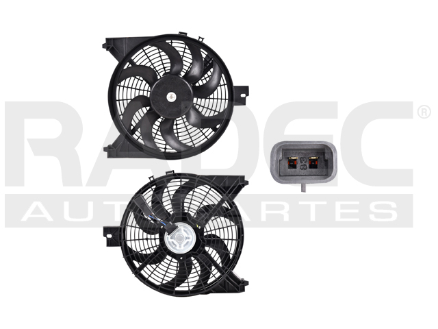 MOTOVENTILADOR NS ARMADA 05-15 V8 5.6 LTS P/AA SENCILLO COMPLETO 2 PINES TY