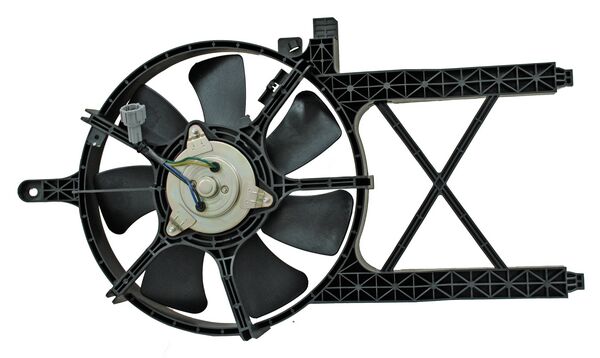 MOTOVENTILADOR NS FRONTIER 05-19 L4 2.5/V6 4.0 LTS P/AA SENCILLO COMPLETO 4 PINES TY