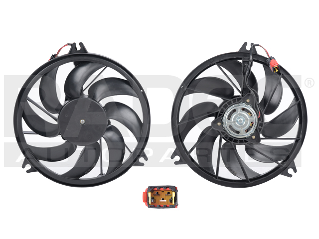 MOTOVENTILADOR PG 206 00-09 L4 1.4, 1.6 LTS P/RAD SENCILLO COMPLETO 2 PINES TY