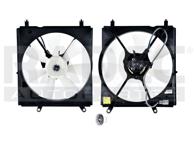 MOTOVENTILADOR TY CAMRY 97-99 L4 2.2/V6 3.0 LTS P/AIRE ACONDICIONADO 2 PINES SENCILLO COMPLETO TW