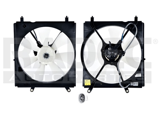MOTOVENTILADOR TY CAMRY 97-99 L4 2.2/V6 3.0 LTS P/AIRE ACONDICIONADO 2 PINES SENCILLO COMPLETO TW