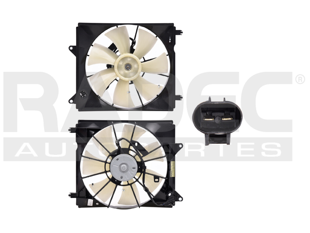 MOTOVENTILADOR TY AVALON 00-04 V6 3.0L P/RAD SENCILLO COMPLETO 2 PINES TY