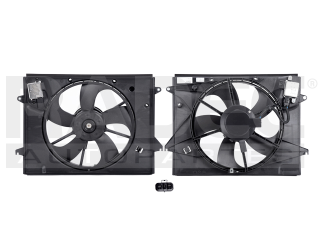 MOTOVENTILADOR HY SONATA 15-17 L4 2.4 LTS P/RAD C/CONTROL SENCILLO COMPLETO 2 PINES TY