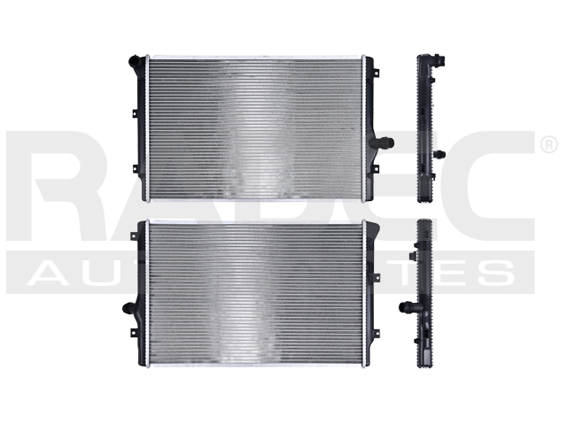 RADIADOR AD A3 06-13 L4 1.9, 2.0 LTS C/S AA STD 25 3/5X16 6/7X32MM ALUM SOLD POLAR