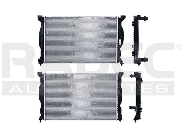 RADIADOR AD A4 02-08 L4 1.8, 2.0 LTS/V6 3.0, 3.2 LTS C/AA STD 24 5/6X16X26MM ALUM SOLD POLAR