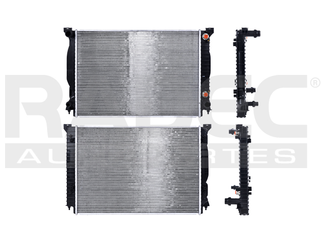 RADIADOR AD A4 02-08 V6 3.0, 3.2 LTS C/S AA AUT 24 7/8X17 2/3X32MM ALUM SOLD POLAR