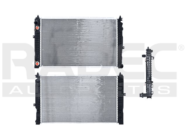 RADIADOR AD A4 98-01 L4 1.8/V6 2.8 LTS C/S AA AUT 24 4/5X15 2/3X32MM ALUM SOLD POLAR