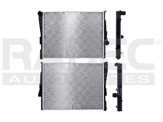 RADIADOR BW SERIE 3 320I 99-06 L6 2.2, 2.5, 2.8, 3.0 LTS C/S AA STD 22 5/6X 17 2/3X32MM ALUM SOLD POLAR