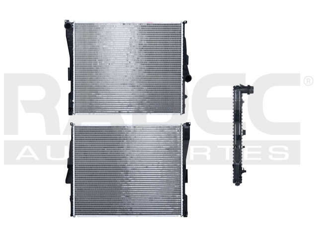 RADIADOR BW X3 07-10 L6 2.5, 3.0 LTS AUT C/S AA 22 5/9X19 3/5X32MM ALUM SOLD POLAR