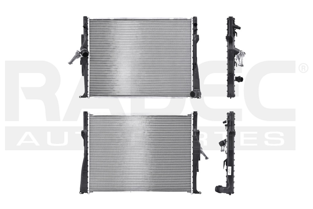 RADIADOR BW 128/130/323/325/328/330/Z4 08-13 V6 2.5/3.0 LTS C/AA STD 23 5/8X18X32MM ALUM SOLD NAC