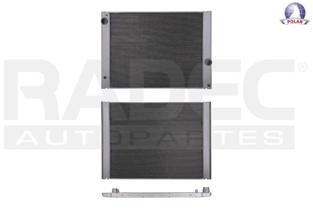 RADIADOR BW 530I 06-10/525I 07-09/528I 08-10 L6 2.5, 3.0 LTS C/S AA STD 26 2/3X15 2/3X32MM ALUM SOLD POLAR