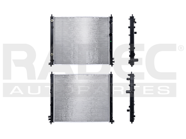RADIADOR CD CTS 08-14 V6 3.0, 3.6 LTS C/S AA AUT 23 5/8X20 2/5X26MM ALUM SOLD POLAR