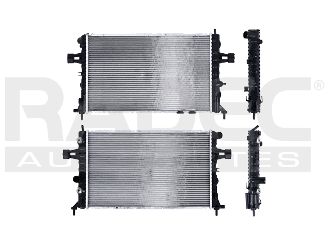 RADIADOR CV ASTRA 00-05 L4 1.8, 2.0, 2.2, 2.4 LTS C/AA AUT 23 5/8X14 1/2X32MM ALUM SOLD POLAR