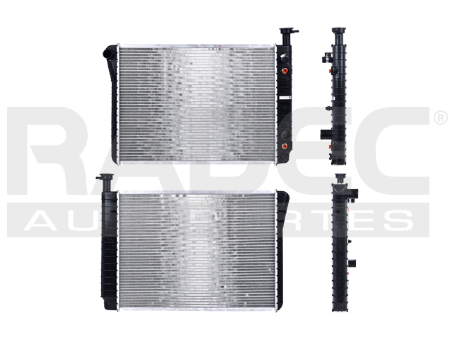 RADIADOR CV ASTRO 85-94 V6 4.3 LTS AUT C/S AA 23 5/8X17 1/4X26MM ALUM SOLD POLAR