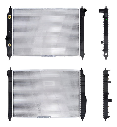 RADIADOR CV AVEO 04-08 L4 1.5, 1.6 LTS C/AA AUT 23 5/8X16 1/2X16MM ALUM SOLD POLAR