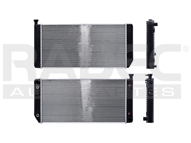 RADIADOR CV BLAZER/BLAZER/C1500/C2500/C3500/C35/K1500/K2500 92-94 5.0, 5.7, 7.4 LTS 2 ENFRIADORES C/S AA AUT 34X17 1/4X56MM ALUM SOLD POLAR
