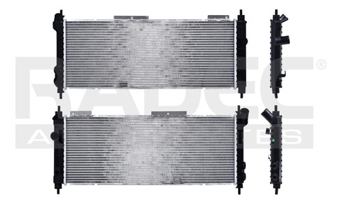 RADIADOR CV CHEVY 94-12 L4 1.4/1.6 LTS LARGO C/AA STD 26 7/9X10 1/2X26MM ALUM SOLD POLAR