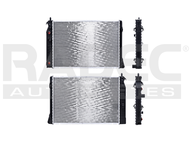 RADIADOR CV CORVETTE 97-04 V8 5.7 LTS AUT C/S AA 24 3/4X17 1/4X26MM ALUM SOLD POLAR