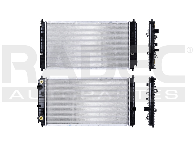 RADIADOR CV MALIBU/PONTIAC 97-03 L4/V6 2.4/3.1/3.4 LTS C/S AA AUT 26 1/4X14X16MM ALUM SOLD POLAR