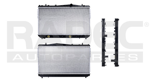 RADIADOR CV OPTRA 04-10 L4 2.0 LTS C/AA AUT 14 4/7X27 1/2X16MM ALUM SOLD POLAR