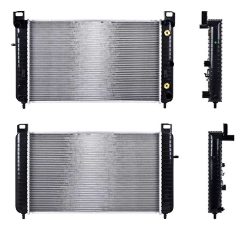 RADIADOR CV SILVERADO/CHEYENNE/SONORA/SUBURBAN/TAHOE/SIERRA/YUKON/ESCALADE 99-13 V8 4.8/5.3/6.0 LTS C/S AA AUT 28 1/4X17 1/4X26MM ALUM SOLD POLAR