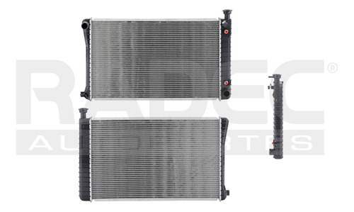 RADIADOR CV SILVERADO/CHEYENNE/SUBURBAN 88-95 V8 4.3/5.0/5.7 LTS AUT C/S AA 28 1/4X17 1/4X32MM ALUM SOLD POLAR