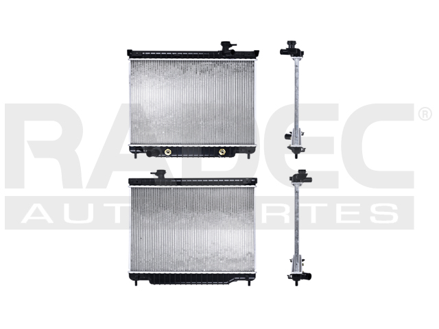 RADIADOR CV TRAIL BLAZER 02-09 L6 4.2 LTS C/GOLLETE C/S AA AUT 18 1/926 2/7X26MM ALUM SOLD POLAR